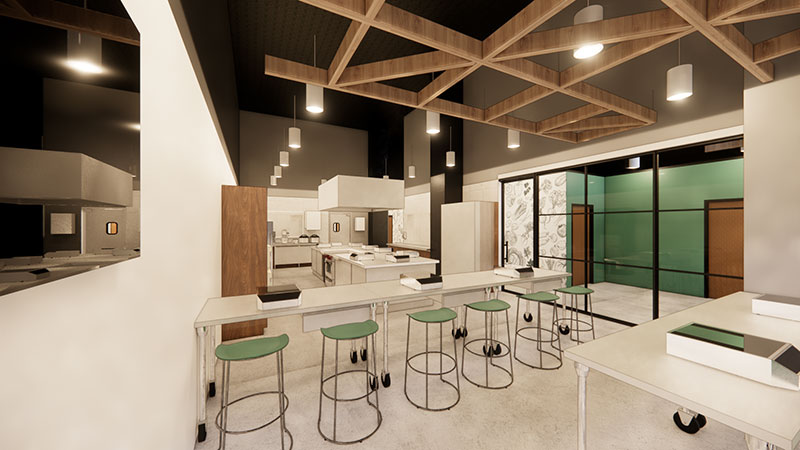 Harvest Farm cafe and demo kitchen